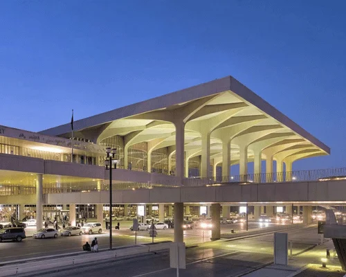Local taxi at King Fahd International Airport